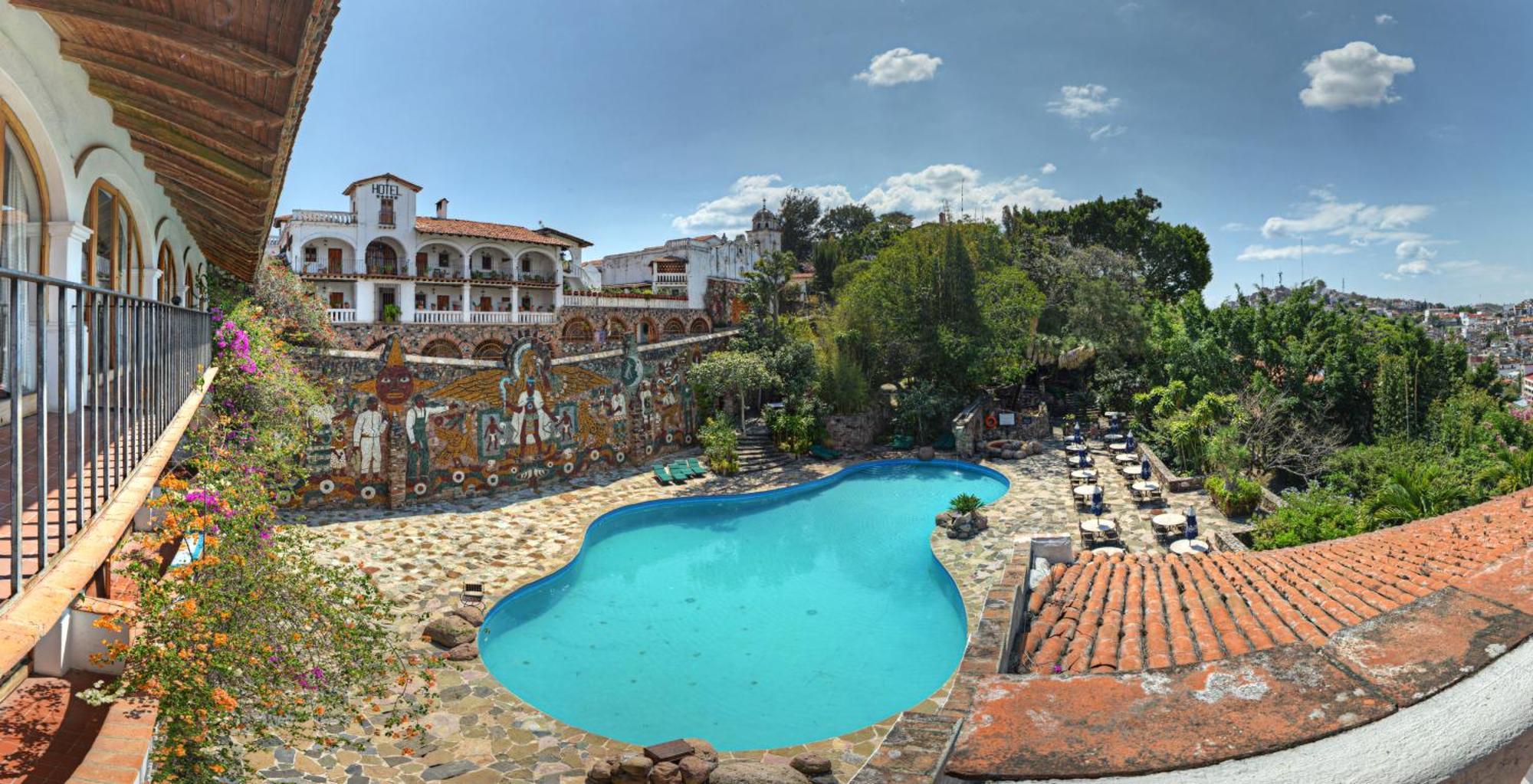 Posada De La Mision, Hotel Museo Y Jardin Taxco de Alarcon Esterno foto